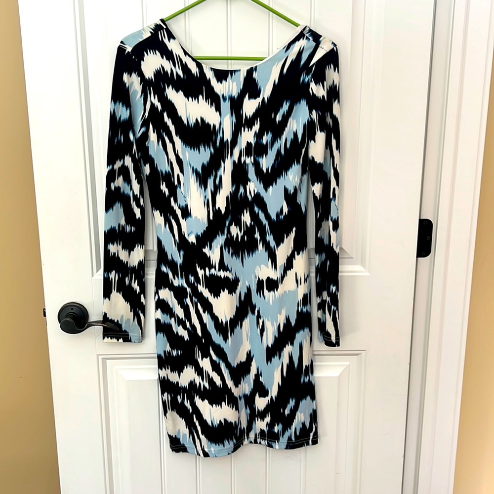 Dress - multi color - scoop back